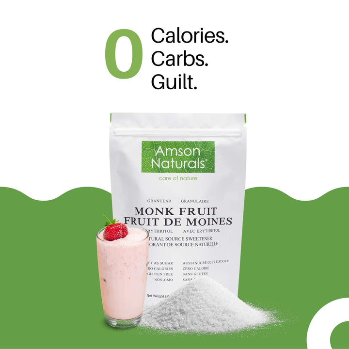 Monk Fruit – Sweetener with Erythritol – Granular 1:1 – 2.5 lb