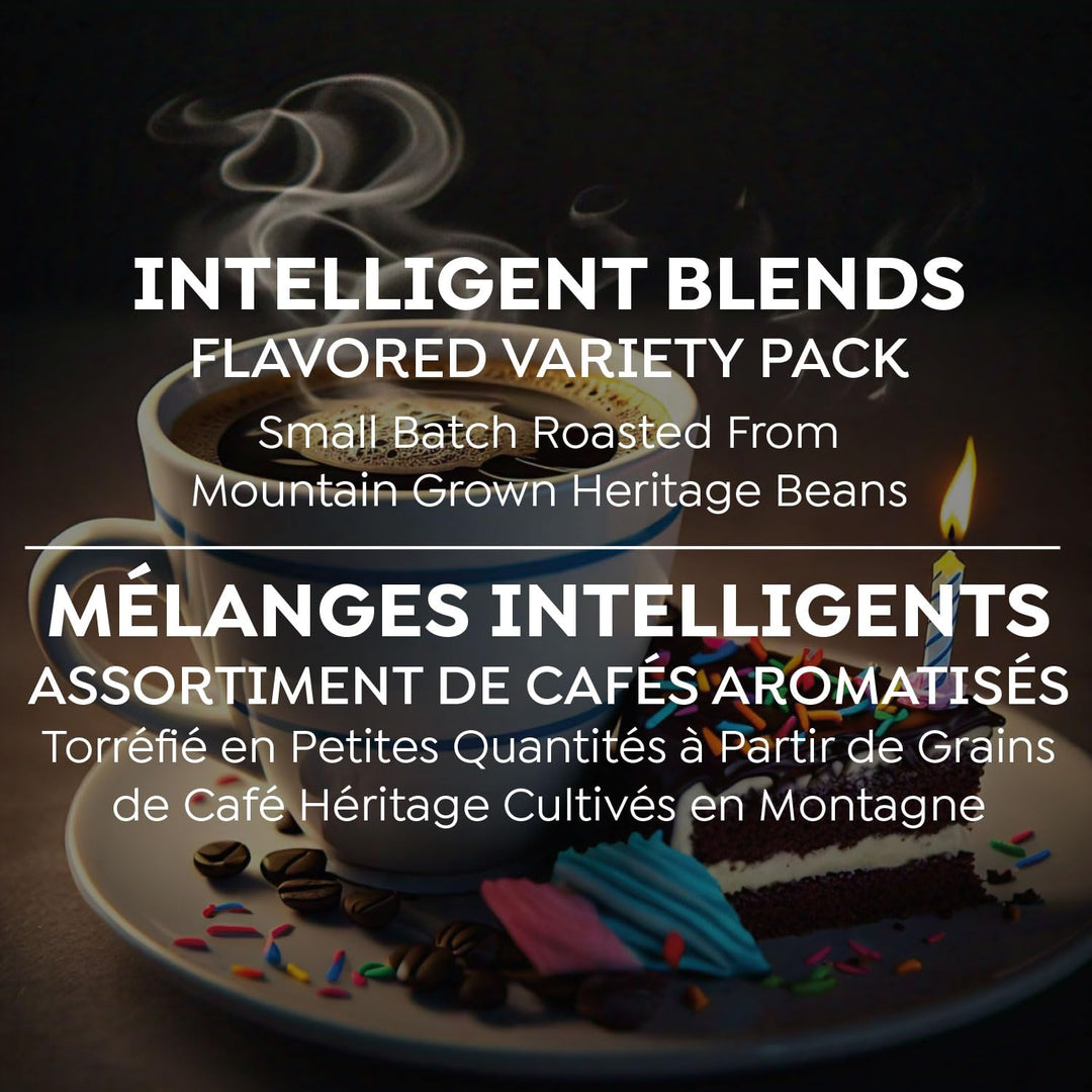 Intelligent Blends – Coffee Pods Variety Pack – 6 Flavours – 80 Count – Recyclable pods