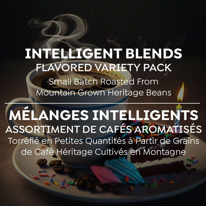 Intelligent Blends – Coffee Pods Variety Pack – 6 Flavours – 80 Count – Recyclable pods