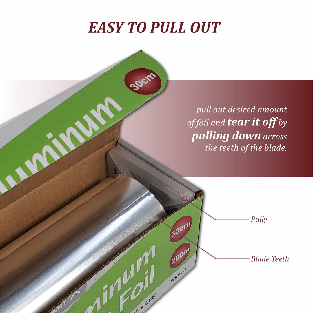 Rhino-Foil - 12" Aluminium Foil Roll - 200M