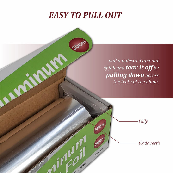 Rhino-Foil - 12" Aluminium Foil Roll - 200M