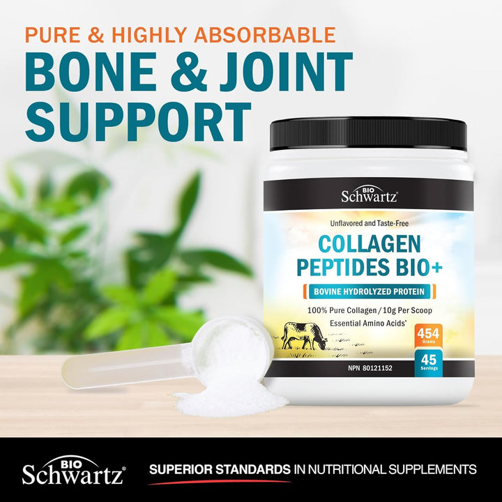 Collagen Peptides – Hydrolyzed Collagen Powder – Unflavored – 16 oz