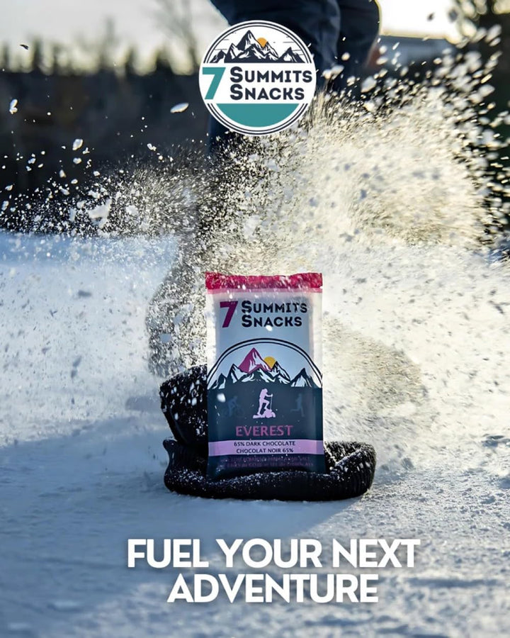 7 Summits Snacks Everest Superfood Chocolate Bar – 12 Pack (80g each) - Canadian Distribution - Ships Free Within Canada on Orders Above CAD $199