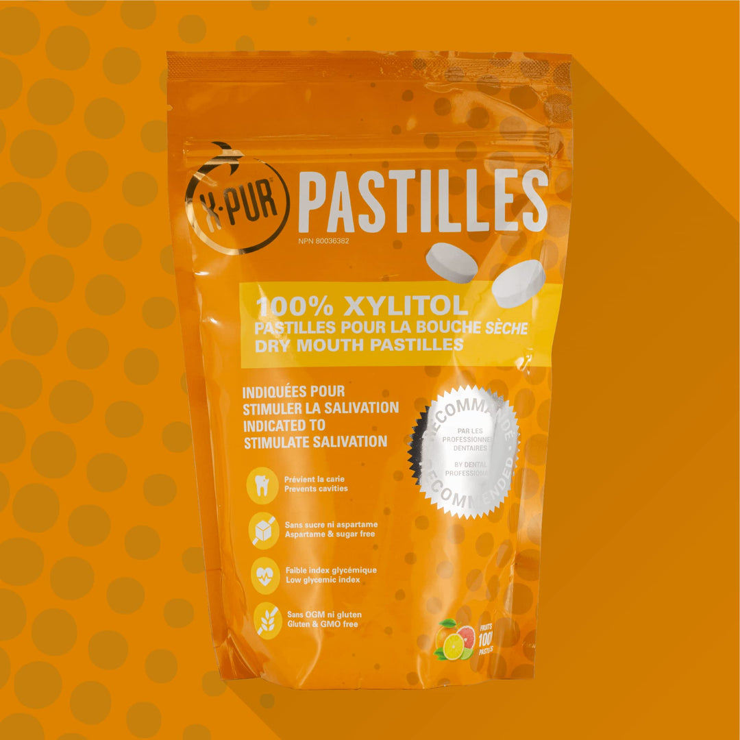 X PUR – Xylitol Breath Mints – Fruit Flavoured – 1000 Count – Helps dry mouth