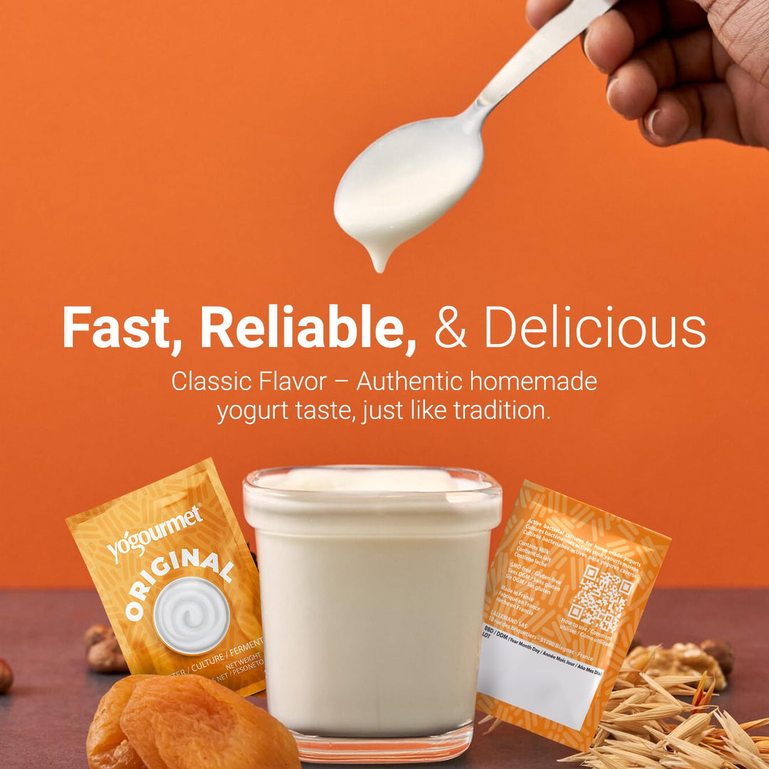 Yogourmet – Yogurt Starter – 16 Sachets – Make 16 Liters