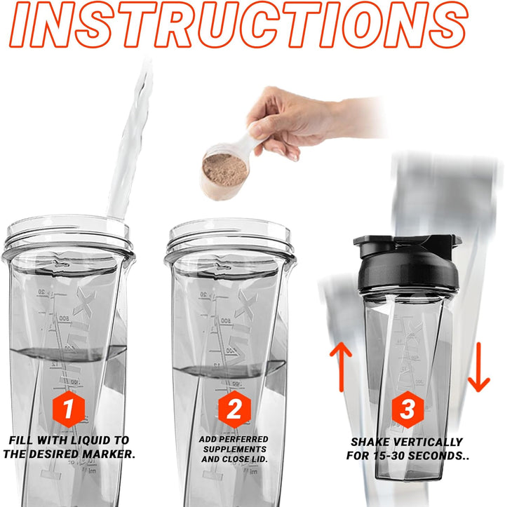 Helimix – 2.0 Shaker Bottle – 28 oz