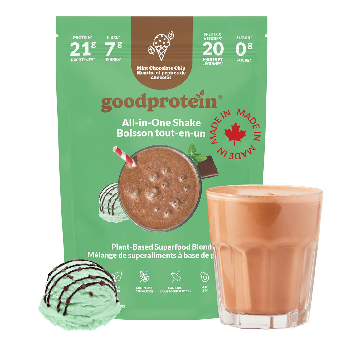 Good Protein - Mint Chocolate Chip - Vegan Plant-Based Protein Powder - 440g