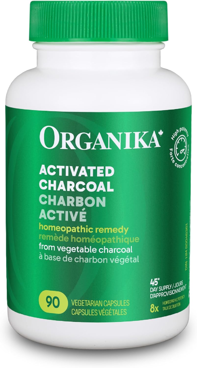 Organika – Activated Charcoal – 90 Capsules