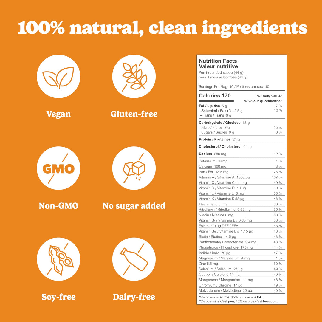 Good Protein - Orange Cream Pop - Protéines végétales en poudre (végétaliennes) - 440 g