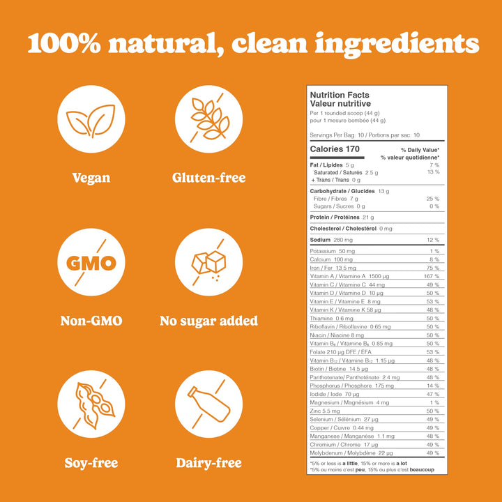 Good Protein – Vegan All-in-One Protein Shake – Orange Cream Pop – 880g