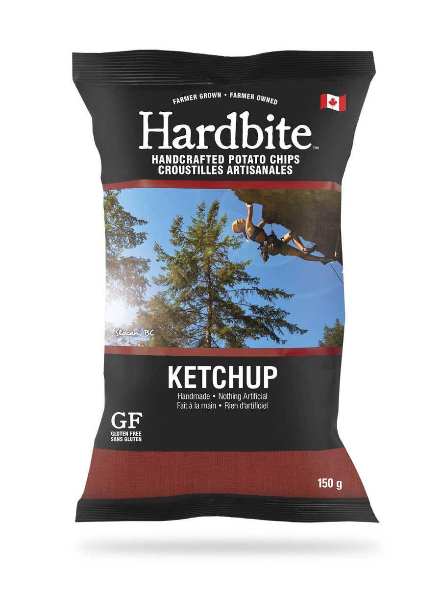 Hardbite Ketchup Potato Chips, 2 x 150g - Canadian Distribution - Ships Free Within Canada on Orders Above CAD $199