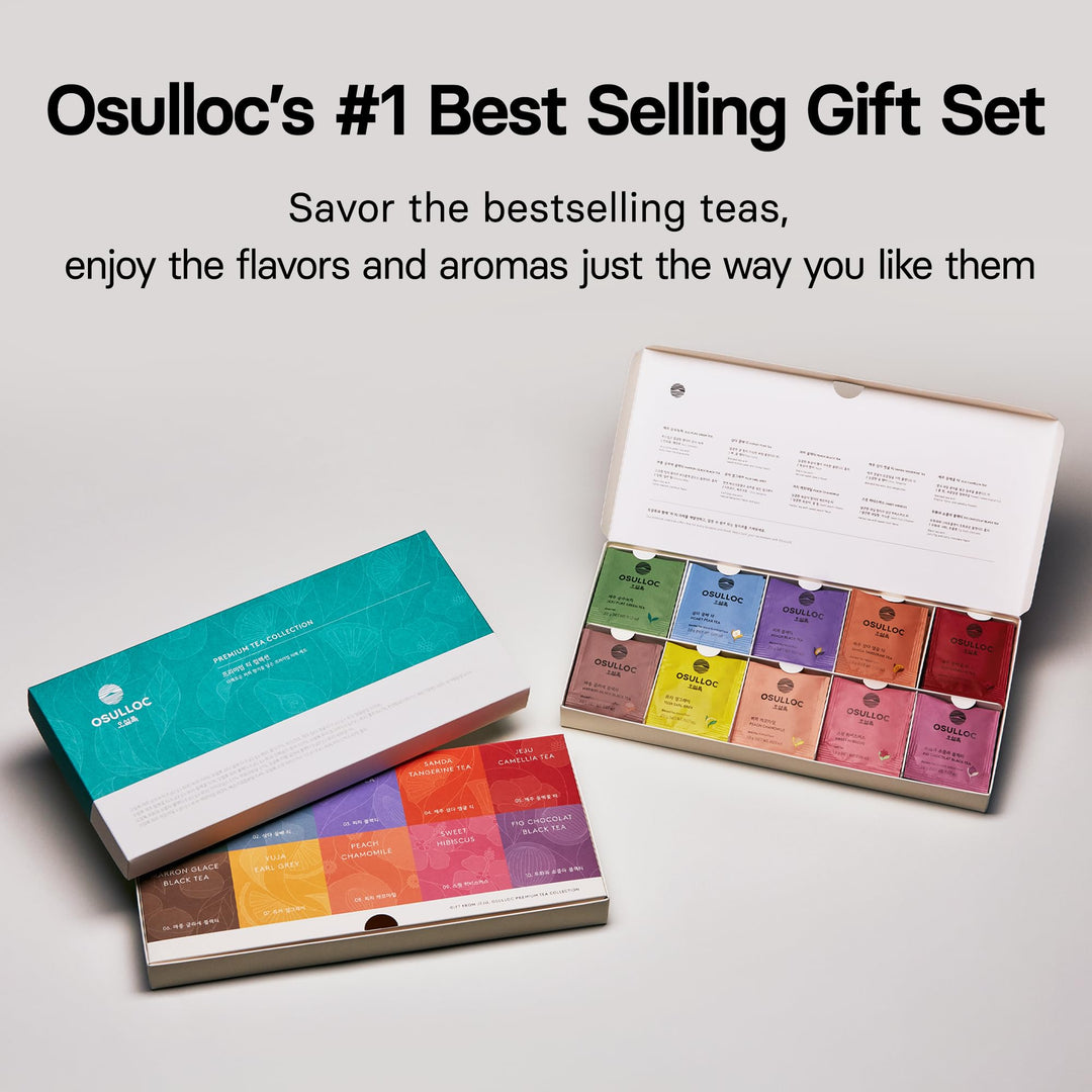 OSULLOC – Premium Tea Collection – Assorted – 40 Count – Ten flavours