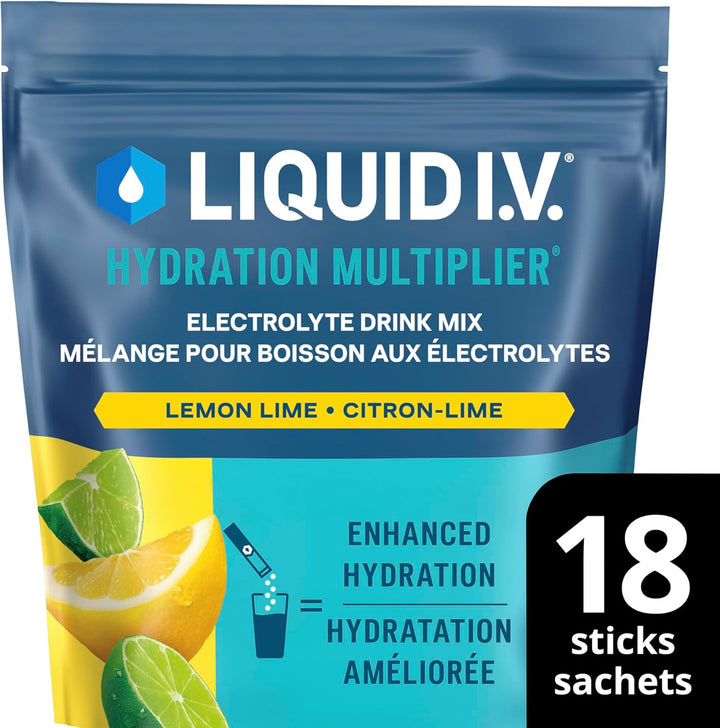 Liquid I.V. – Hydration Multiplier – Lemon Lime – 18 Sticks