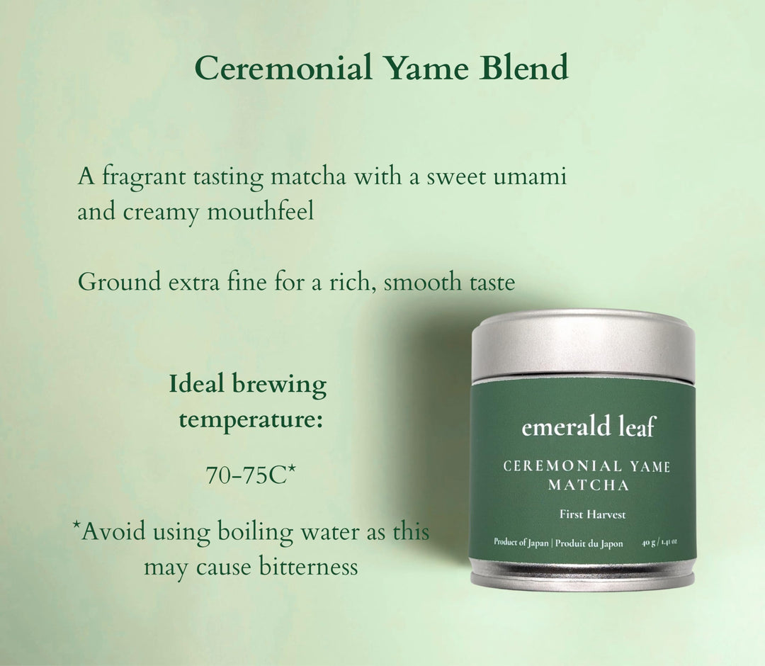 Emerald Leaf – Ceremonial Matcha – First Harvest – 40g – Unsweetened no additives