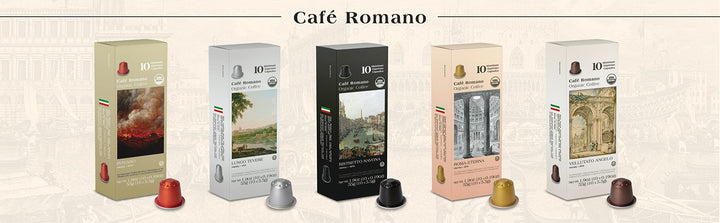 Café Romano – Organic Espresso Pods – Variety Pack – 100 Pods
