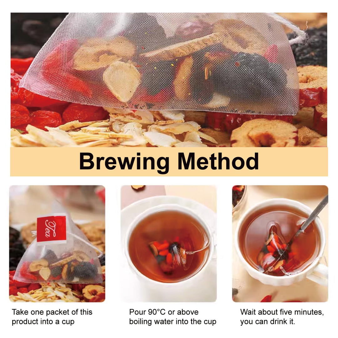 Ginseng Five Treasures – Kidney Tea – Herbal Detox Tea – 2 Pack (50 pcs)