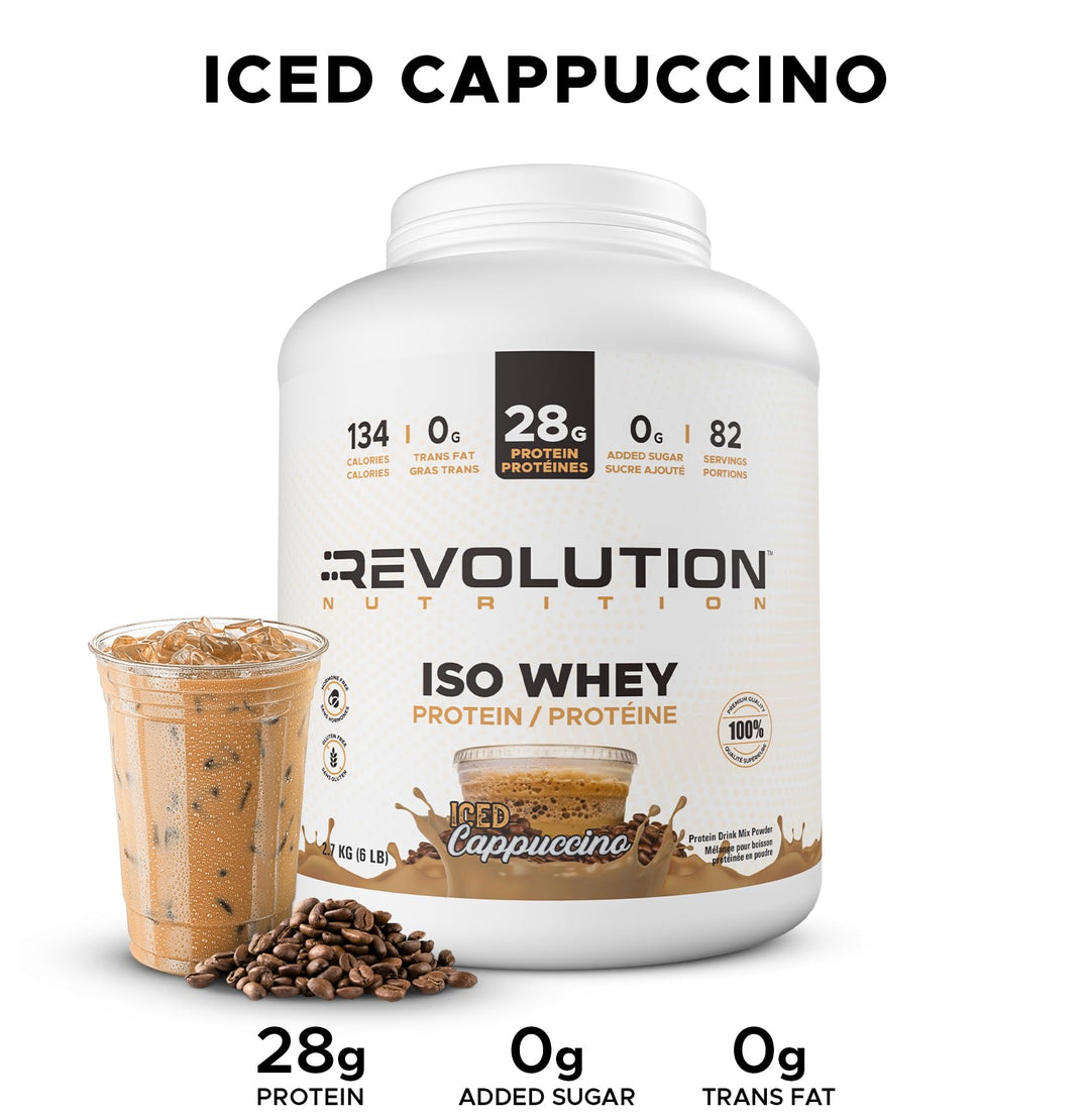 Revolution Nutrition – Iso Whey – Iced Cappuccino – 6 lb