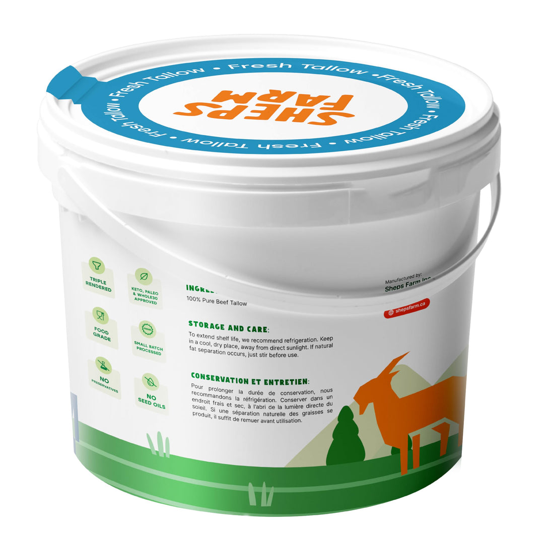 Sheps Farm – Beef Tallow – Double Filtered – 4 lb