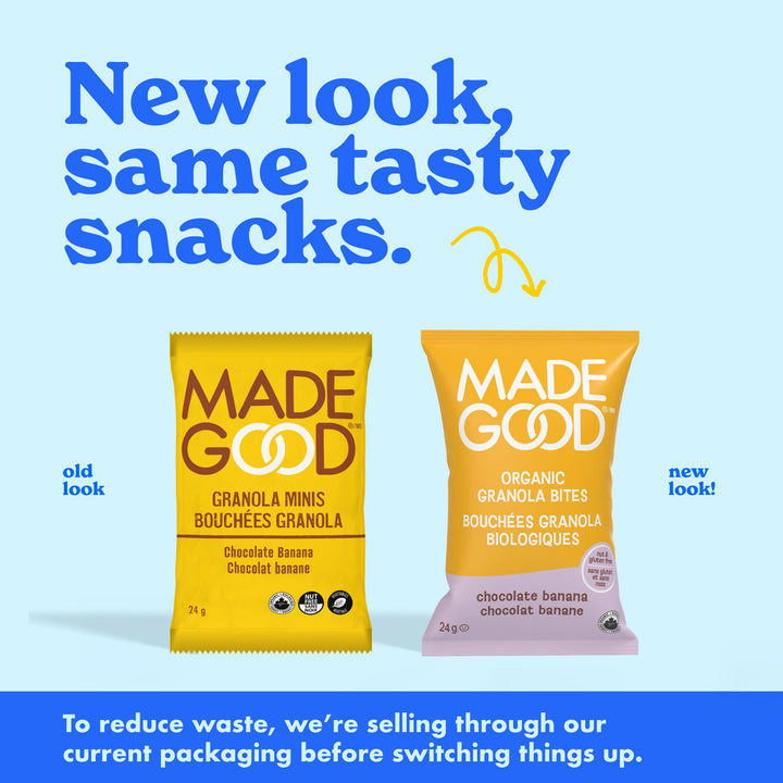 MadeGood – Granola Bites – Chocolate Banana – 28 Count