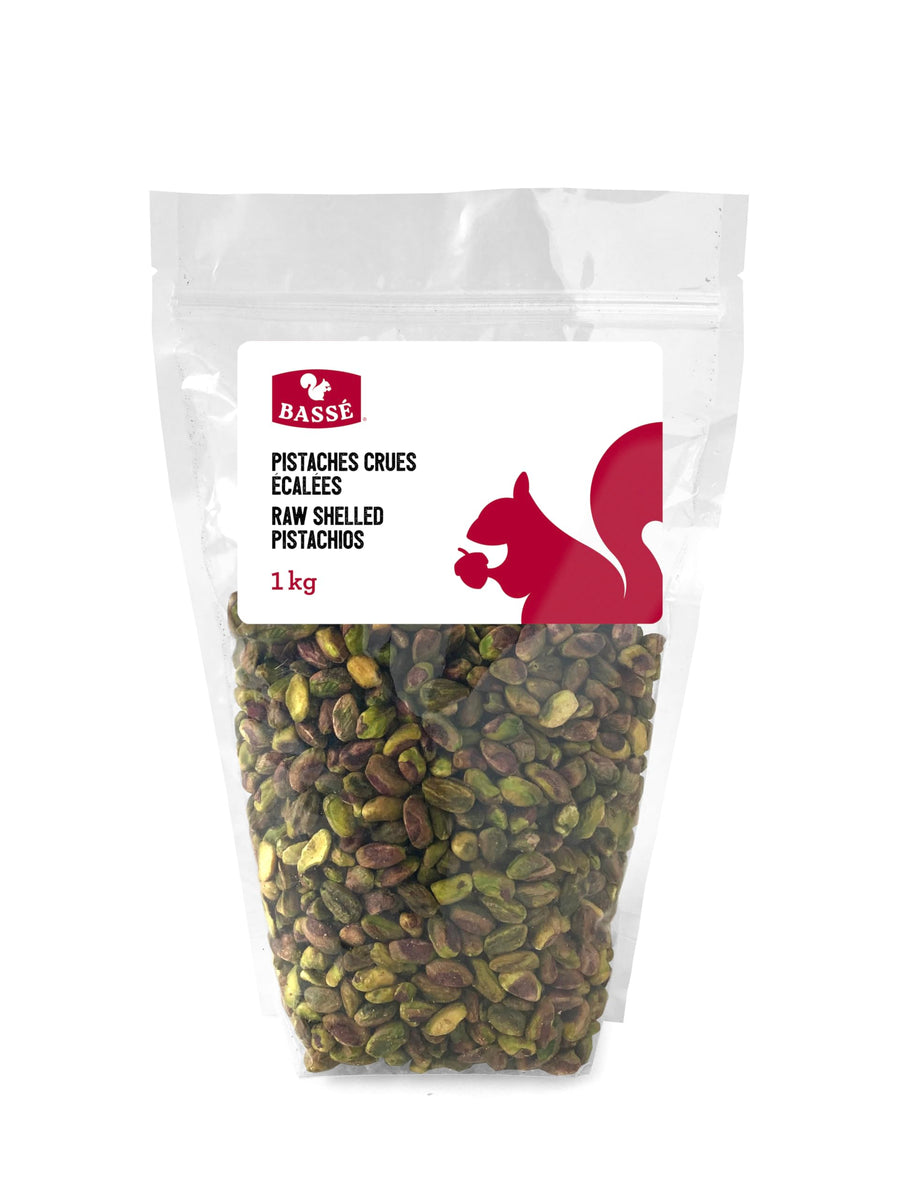 Bassé – Raw Pistachios – No Shells – 1kg – Unsalted & Unroasted