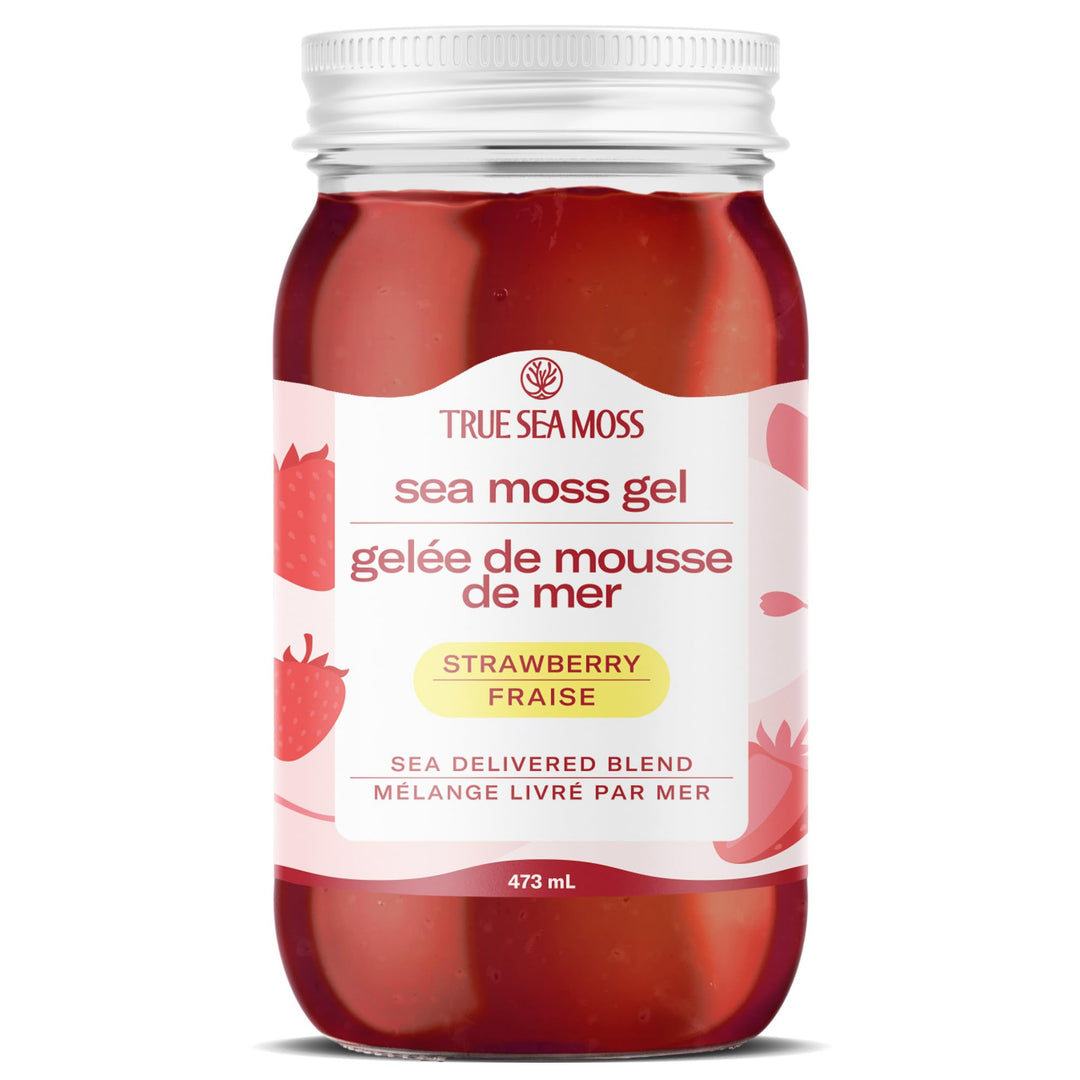 TrueSeaMoss – Sea Moss Gel – Strawberry – 473ml