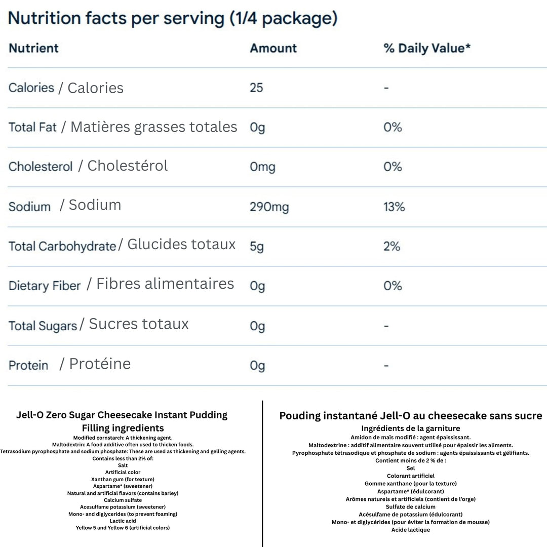 Instant Cheesecake Mix – Sugar-Free Dessert Mix – Variety Pack – 8 Pack