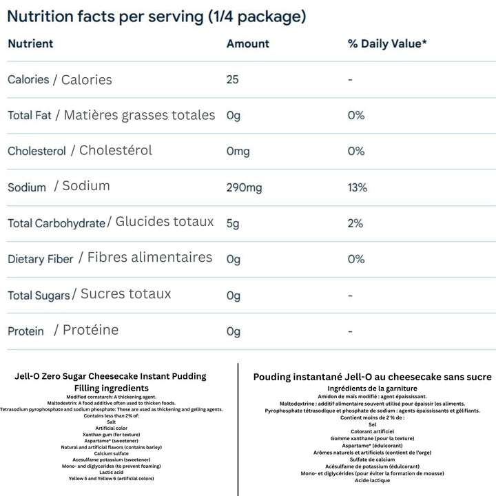 Instant Cheesecake Mix – Sugar-Free Dessert Mix – Variety Pack – 8 Pack