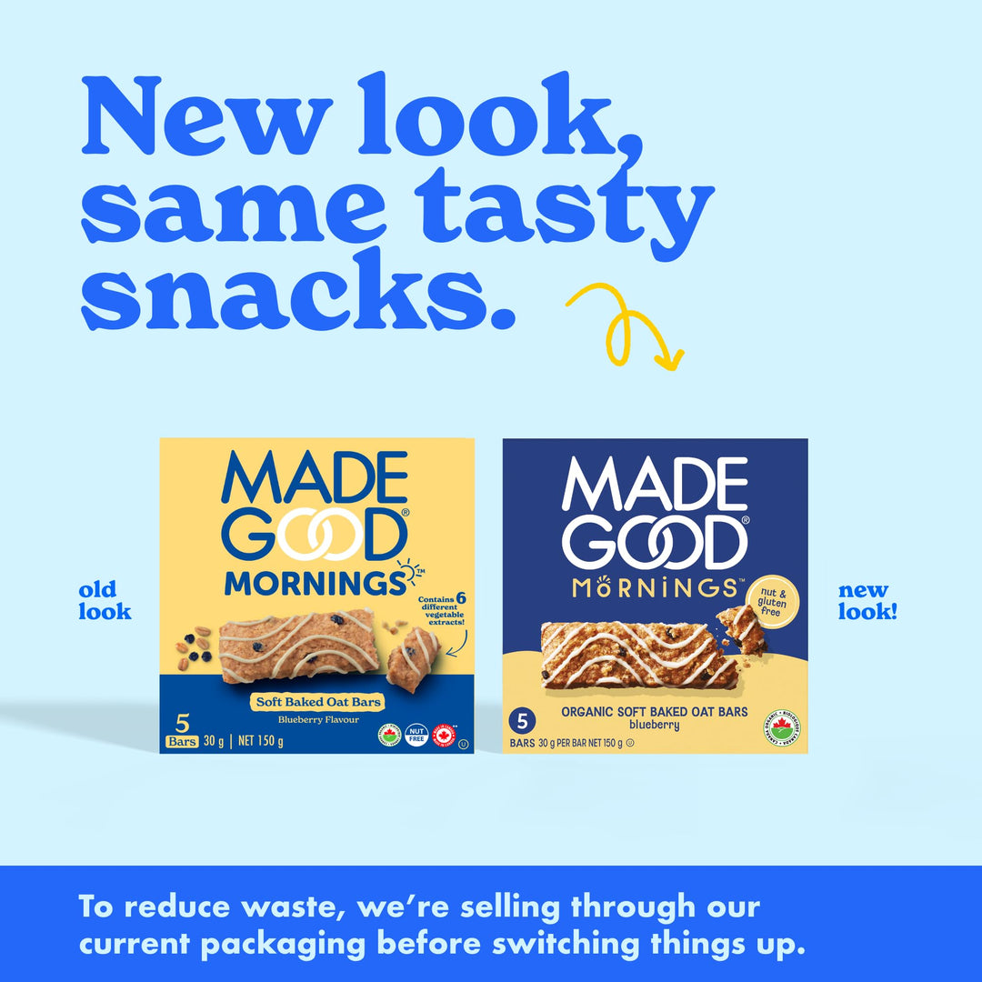 MadeGood – Mornings Soft Baked Breakfast Bar – Blueberry – 30 x 30g