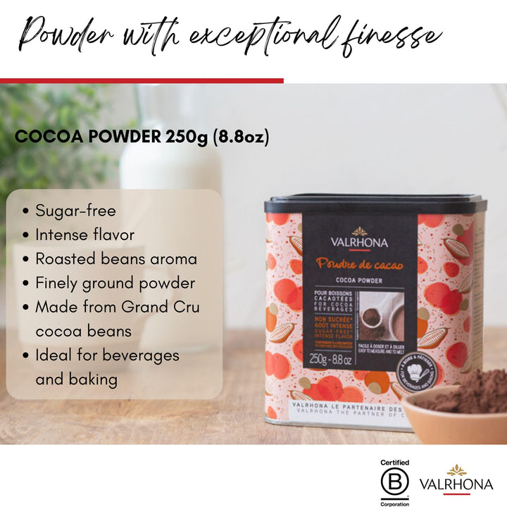 Valrhona - Le Chocolat Chaud - Cacao en Poudre - 250g