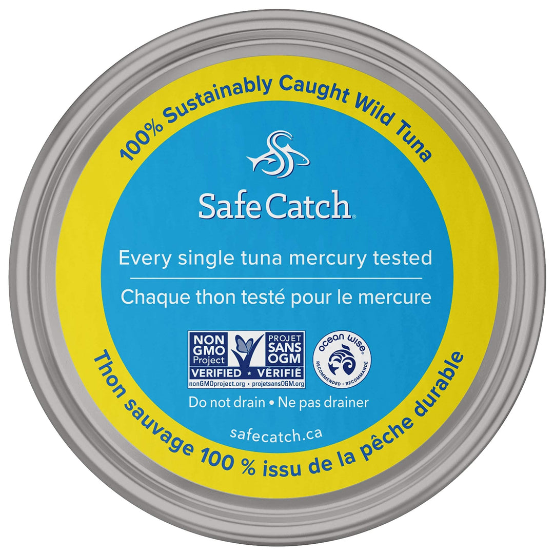 Safe Catch – Wild Tuna – Original – 12 × 5oz – Lowest Mercury Certified