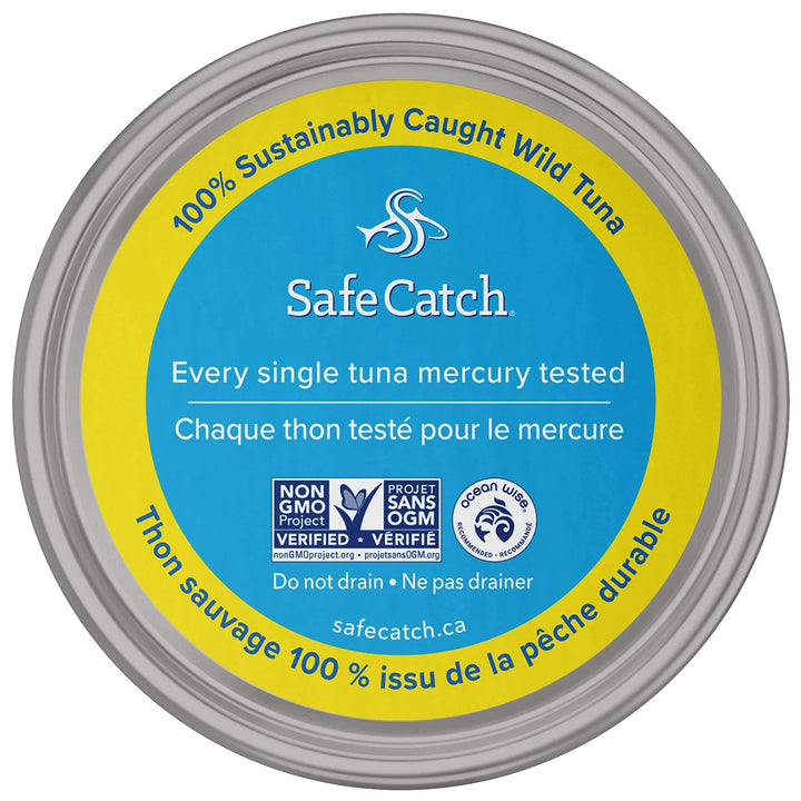 Safe Catch – Wild Tuna – Original – 12 × 5oz – Lowest Mercury Certified