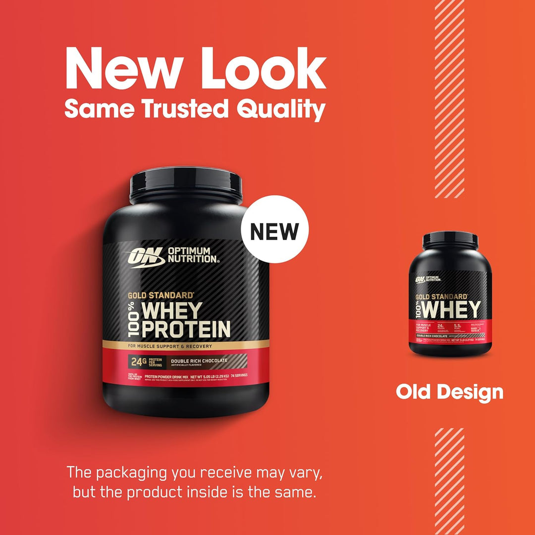 Optimum Nutrition – Gold Standard Whey Protein – Double Rich Chocolate – 5 lb
