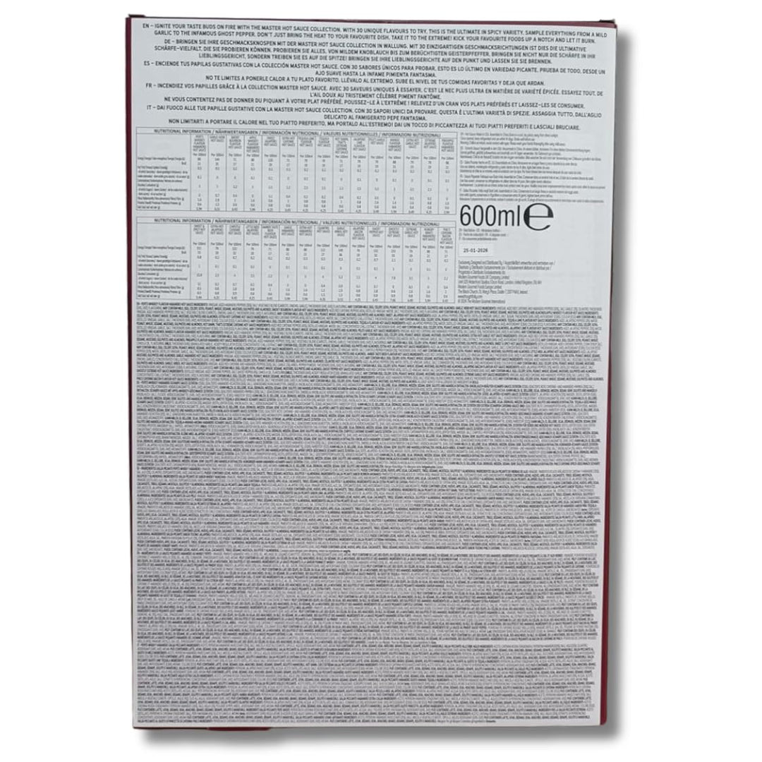 Thoughtfully Gifts - Master Hot Sauce Collection - 30 Bottle Gift Set