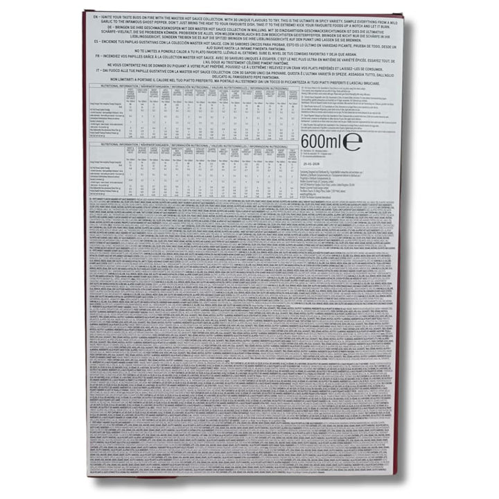 Thoughtfully Gifts - Master Hot Sauce Collection - 30 Bottle Gift Set