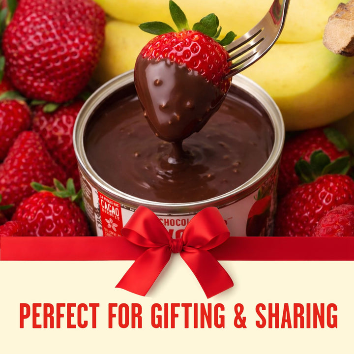 Chocolats Favoris Small Chocolate Fondue (2 x 215 g) – Ready in 15 Minutes - Canadian Distribution - Ships Free Within Canada on Orders Above CAD $199