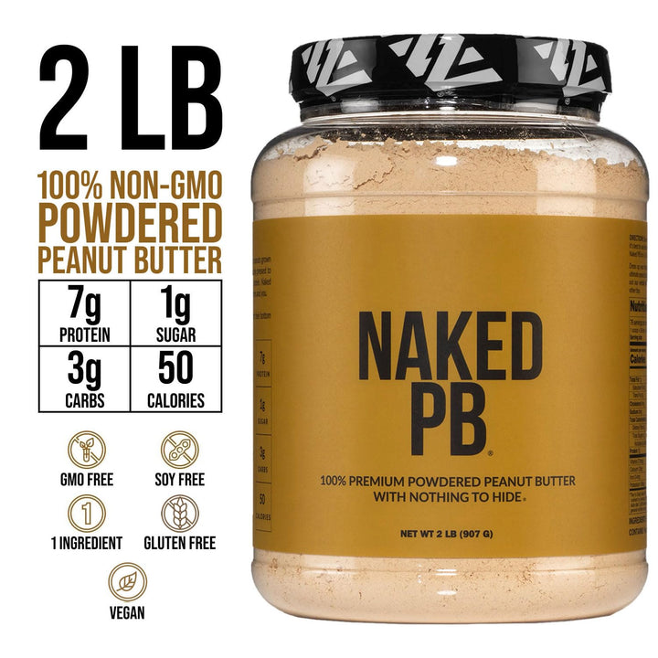 Naked PB – Powdered Peanut Butter – 2LB