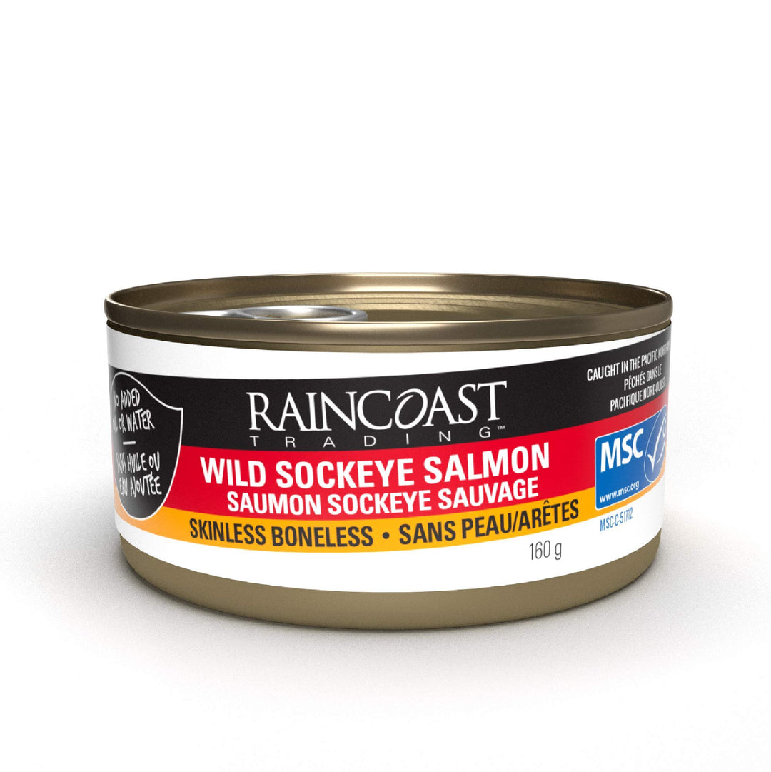 Raincoast Trading Wild Sockeye Salmon – Boneless & Skinless - Canadian Distribution - Ships Free Within Canada on Orders Above CAD $199