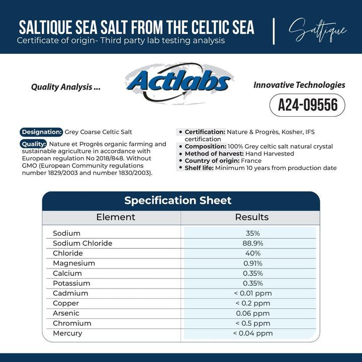 Saltique – French Sea Salt – Coarse – 5 lb