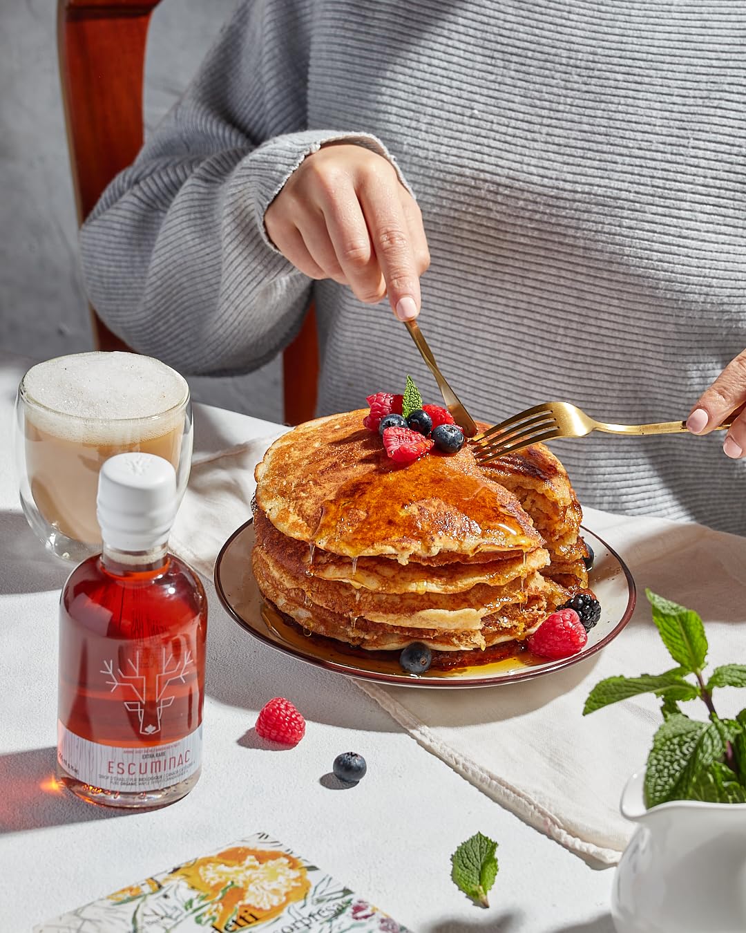 Escuminac – Maple Syrup – Extra Rare Amber – Mini Bottles – 12 × 50 ml