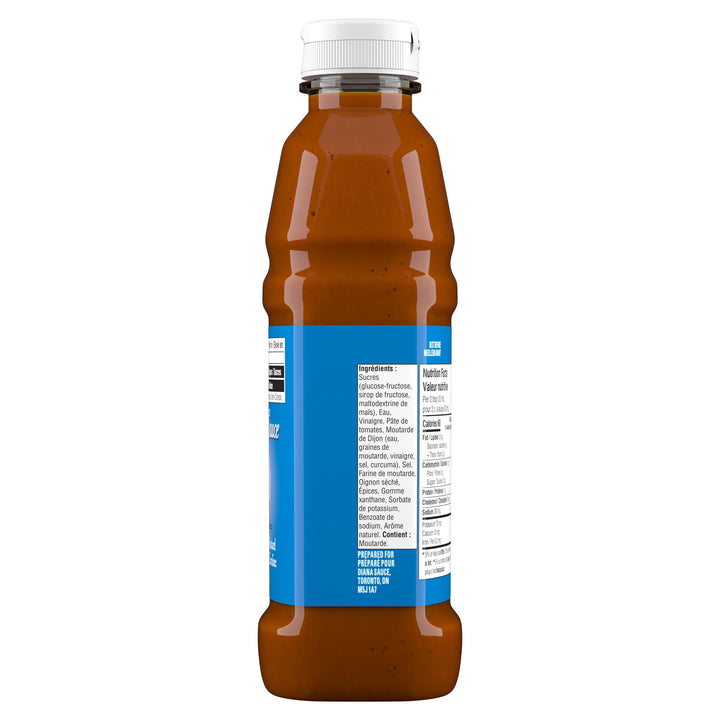 Diana Carolina Style Mustard BBQ Sauce – 500 mL Bottle for Grilling & Marinating - Canadian Distribution - Ships Free Within Canada on Orders Above CAD $199