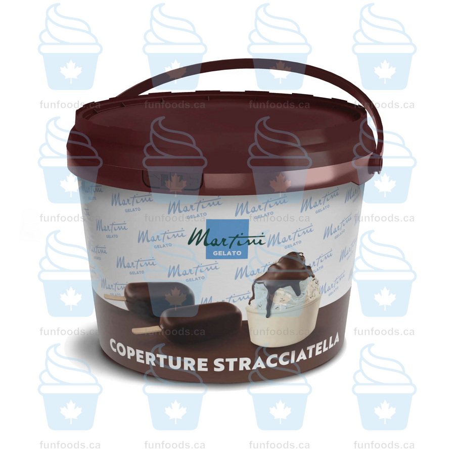 Superior Dark Stracciatella Coating - 5KG bucket - Canadian Distributor