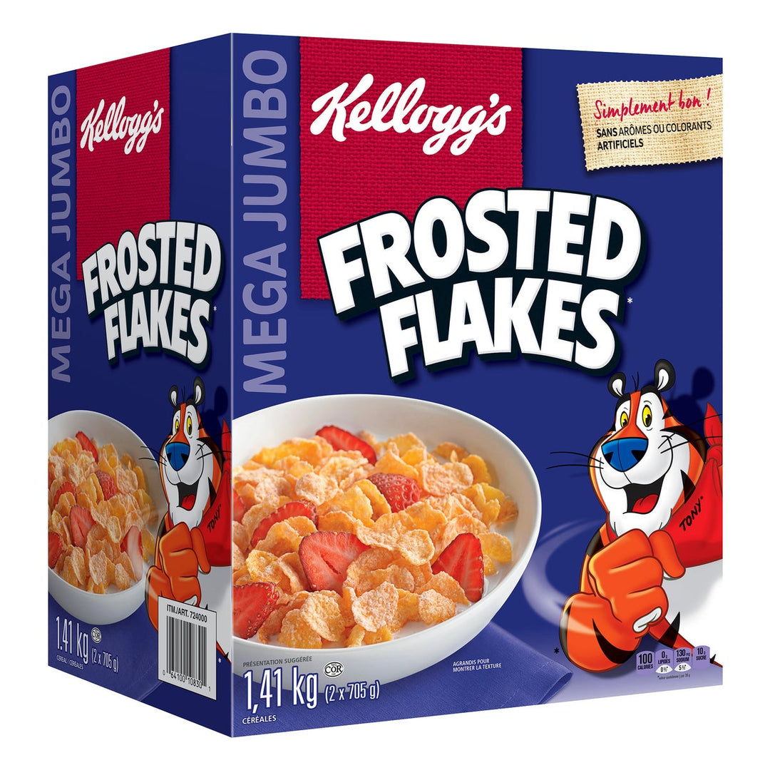Kellogg’s Frosted Flakes Cereal - 4 x 1.41 kg - Grocery and Food Items - Canadian Distribution