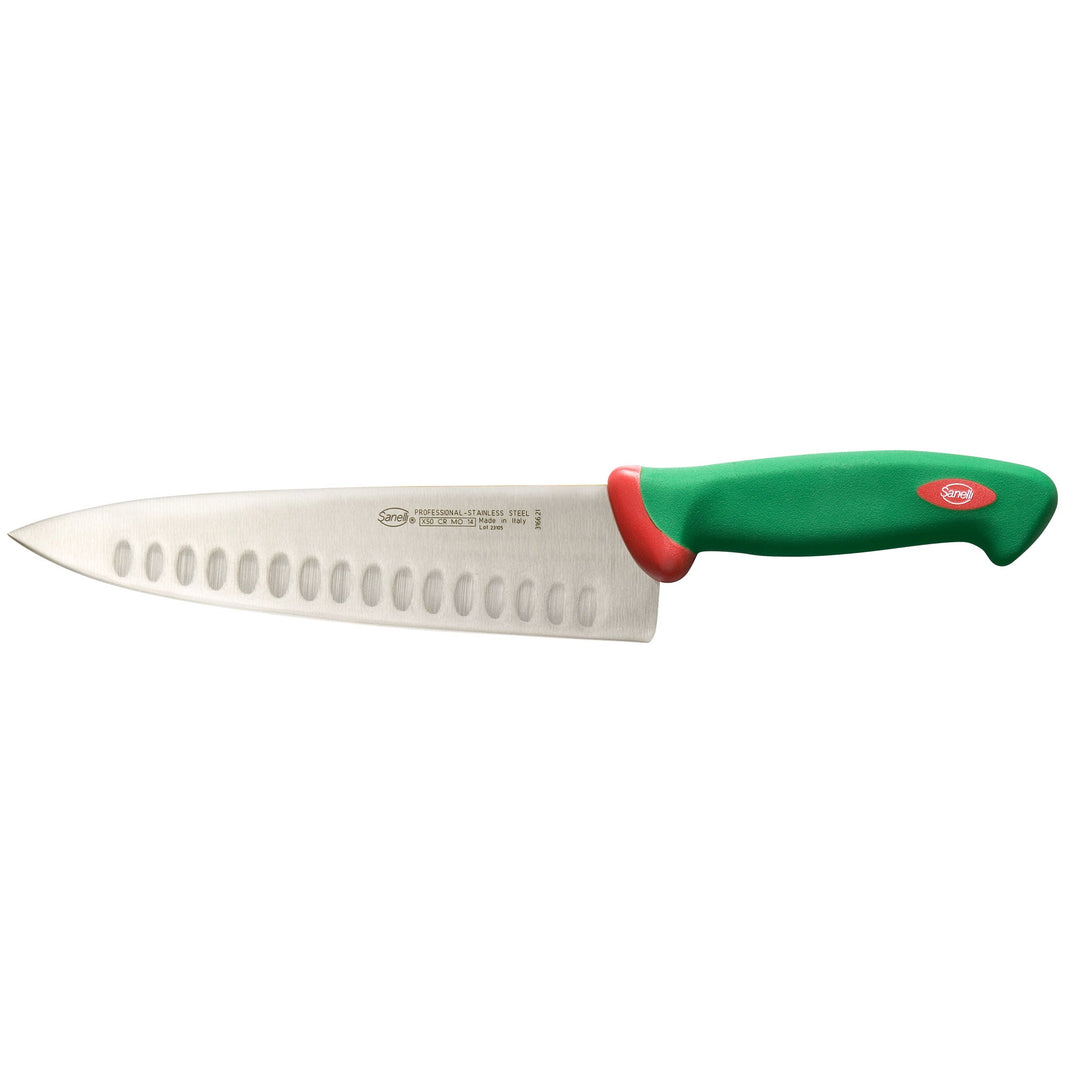 Sanelli - Premana Indented Cook’s Knife - 20.95 cm (8.25 in) - Restaurant Equipment and Smallwares - Canadian Distribution