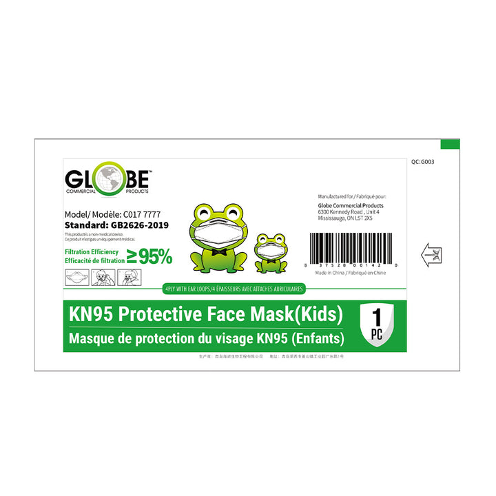 Kids KN95 Formfitting Mask - Sold By The Case
