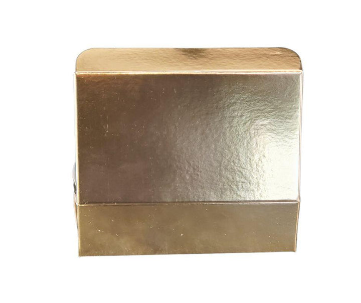 Boîte à bonbons - Or - 0,23 kg - 15,9 cm x 9,5 cm x 4,4 cm