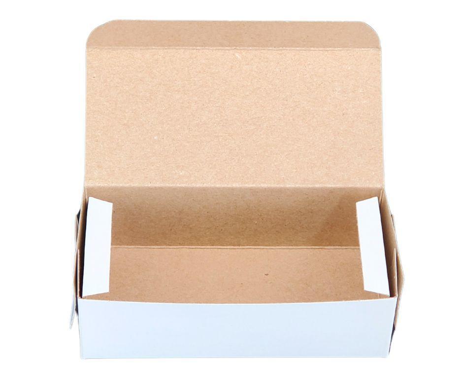 EB - Boîtes à gâteaux blanches - ½ lb - 5½x2.75x1.75