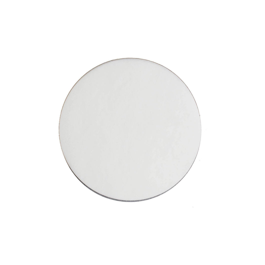 7" Silver Round, 0.08" Thin Cake Board - Canadian Distribution - Ships Free Within Canada on Orders Above CAD $199