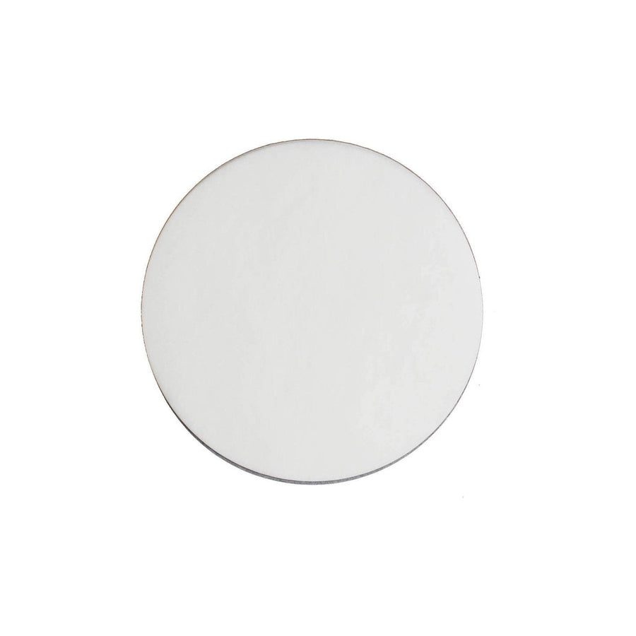 7" Silver Round, 0.08" Thin Cake Board - Canadian Distribution - Ships Free Within Canada on Orders Above CAD $199