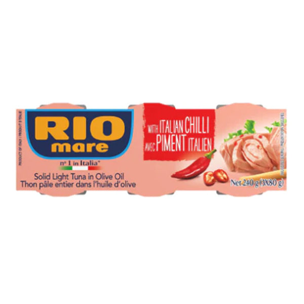 RIO MARE - TUNA & CHILLI IN OIL 24x3x80 GR