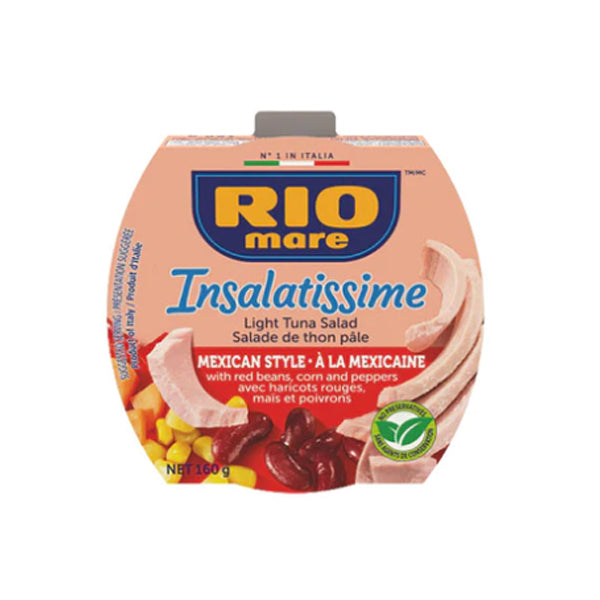 RIO MARE - MEXICAN STYLE LITE INSALATISSIMA TUNA SALAD 18x160 GR